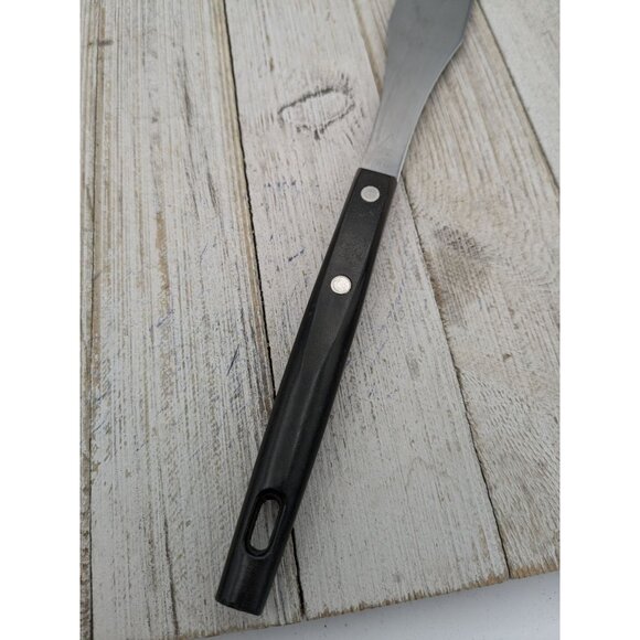 Vintage Household #2 Stainless Spatula Cake Icing Black Handle 13" - Picture 6 of 7